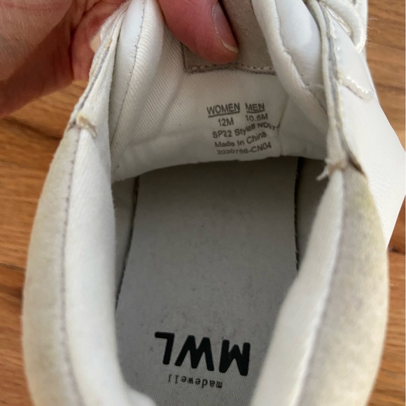 Madewell Court Hightop Sneakers in Neutral, Women’s Size 12 - Picture 11 of 12